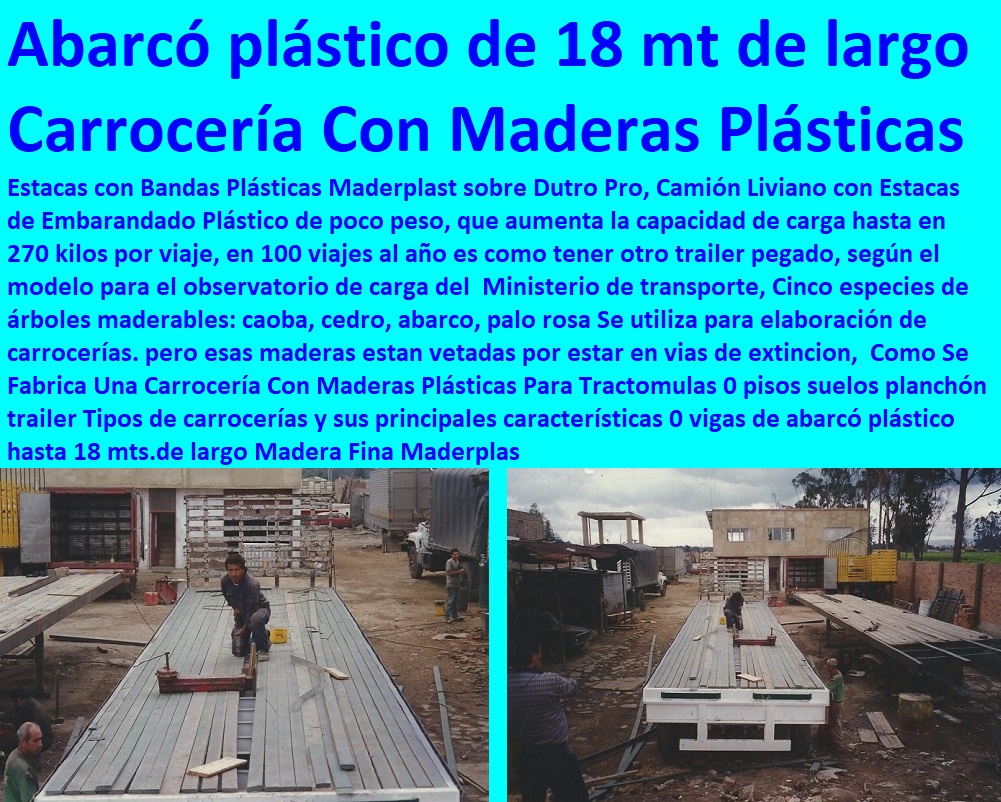 Como Se Fabrica Una Carrocería Con Maderas Plásticas Para Tractomulas 0 pisos suelos planchón trailer Tipos de carrocerías y sus principales características 0 vigas de abarcó plástico hasta 18 mts.de largo Madera Fina Maderplas Como Se Fabrica Una Carrocería Con Maderas Plásticas Para Tractomulas 0 pisos suelos planchón trailer Tipos de carrocerías y sus principales características 0 vigas de abarcó plástico hasta 18 mts.de largo Madera Fina Maderplas